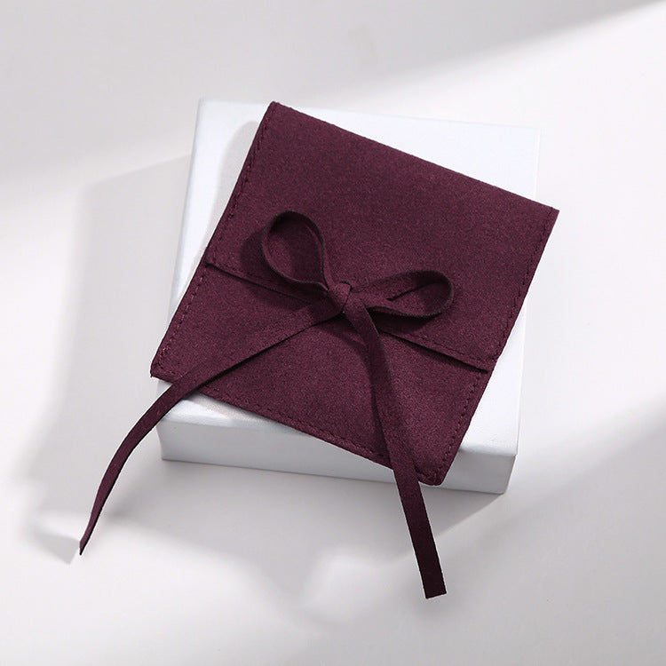 Simple Style Synthetic Fiber Jewelry Pouch