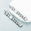 European Fashion Shiny Alloy Diamond Long Fringe Earrings for Women