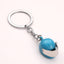 Simple Alloy Unisex Keychain with Creative Car Parts Design