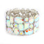 Simple Style Colorful Crystal Glass Rhinestone Alloy Bracelets