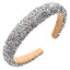 Women's Rhinestone Embellished Color Block Acrylic Hair Band