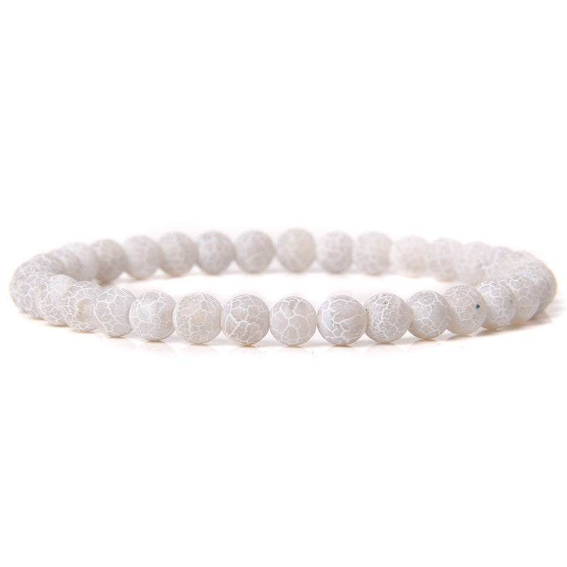 Fashion Natural Stone Crystal Agate Beaded Bracelet for Women