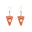 1 Pair Sweet Flower Polymer Clay Autumn Drop Earrings