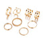 Creative Simple Stacking Combination Set 7 Piece Ring