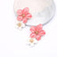 Casual Cute Simple Style Flower Alloy Women'S Ear Studs