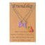 2 Piece Butterfly Alloy Enamel Pendant Necklace Set