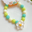 Cute Flower & Mushroom Acrylic Beaded Children's Bracelet Set