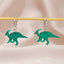 Cartoon Dinosaur Acrylic Earrings for Kids - Creative and Stylish Design