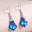 Fashion Geometric Copper Earrings Crystal Copper Earrings