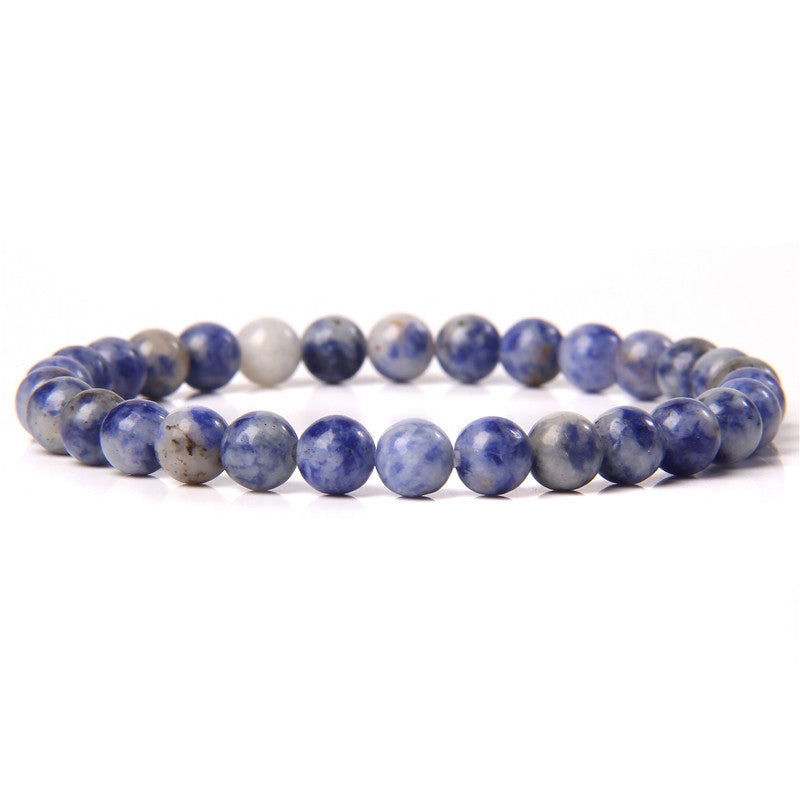 Fashion Natural Stone Crystal Agate Beaded Bracelet for Women