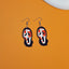 1 Pair Retro Color Block Ghost Hand Acetic Acid Drop Earrings