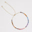 Minimalist Stainless Steel Rope and Colorful Beaded Bracelet Set