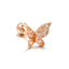 Classic Temperament Butterfly Gold Non-fading Piercing Earring