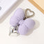 Sweet Heart Bow Knot Macaron Keychain Pendant