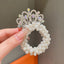 Children's Geometric Pearl Alloy Crown Hair Comb