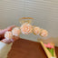 Women's Heart Shape Flower Acrylic Hair Claw Clip