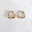 1 Pair Fashion Solid Color Copper Plating Earrings