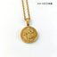 December Flower Pendant Necklace - 18K Gold Plated Stainless Steel Jewelry