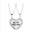 Fashion Wild Heart-Shaped Diamond Stitching Necklace for Women