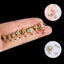 1 Piece Fashion Heart Shape Stainless Steel Zircon Inlay Ear Studs