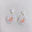 1 Pair Simple Style Flower Resin Stoving Varnish Women'S Earrings