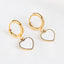 1 Piece Fashion Heart Shape Stainless Steel Plating Earrings