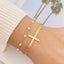 Retro Cross Alloy Bracelet - Creative Personality European American Ins Women's Hand Jewelry MS687