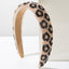 Women's Fashion Leopard Beaded Hairband - Hand-Sewn Rice Beads, Shiny Party Accessory