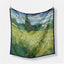 Van Gogh Sunflower Twill Silk Square Scarf