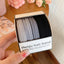 Simple Style Candy Color Elastic Hair Tie Set