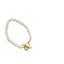 Sweet Tulip Painted Freshwater Pearl Necklace and Bracelet Set for Women