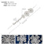 Women's Wedding Rhinestone Leaf Hair Band