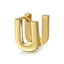 18k Gold Plated Alphabet Initial Copper Earrings