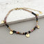 IG Style Elegant Labradorite Gold Plated Stainless Steel Beaded Bracelet