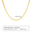 Wholesale Simple Style Solid Color Stainless Steel 18K Gold Plated Titanium Steel Necklace