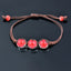 Fashion Dried Flower Glass Bead Women's Bracelet