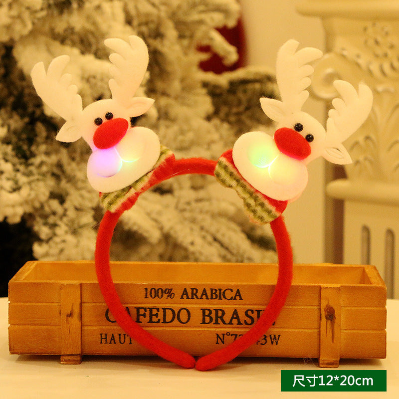 Christmas LED Double Headband Party Decoration Accessory