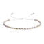 Simple Style Adjustable Natural Stone Beaded Knitting Bracelets