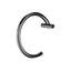 C Shape Stainless Steel Lip Studs and C-Type Lip Rings - Hip Hop Piercing Jewelry