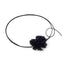 Elegant Floral Lace Women's Choker Necklace with Long Tie Design