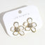 1 Pair Simple Style Butterfly Bow Knot Alloy Inlay Rhinestones Women'S Drop Earrings Earrings Ear Studs