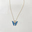 Fashion Butterfly Alloy Plating Artificial Pearls Necklace