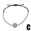 Fashion Evil Eye Blue Zircon Copper Bracelet