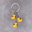 Cute Yellow Duck Resin Keychain Pendant Accessory