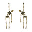 1 Pair Vintage Skull Geometric Alloy Earrings for Halloween