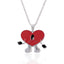 Fashion Heart Shape Alloy Chain Unisex Pendant Necklace 1 Piece