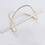 Solid Color Alloy Plated Irregular Metal Hairpin