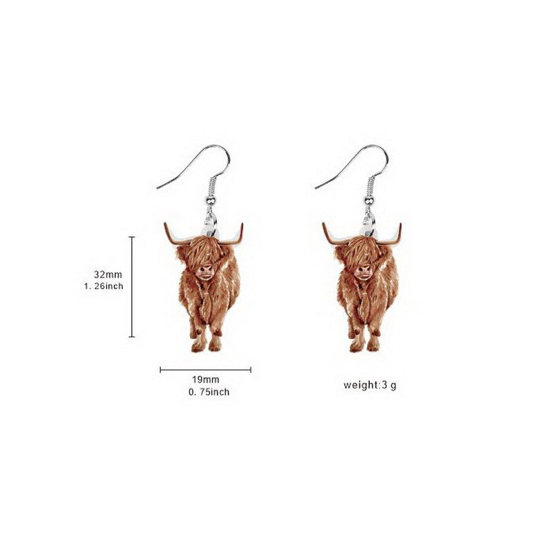 1 Pair Fashion Animal Arylic Women'S Drop Earrings