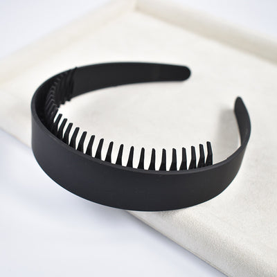 Women's Solid Color ABS Hair Band with Anti-Slip Teeth