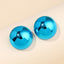 Candy Color Acrylic Round and Star Stud Earrings for Women